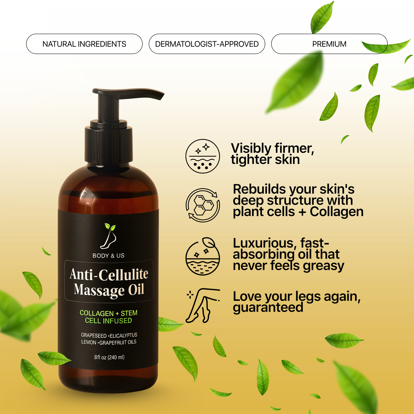 Body & Us Anti-Cellulite Massage Oil
