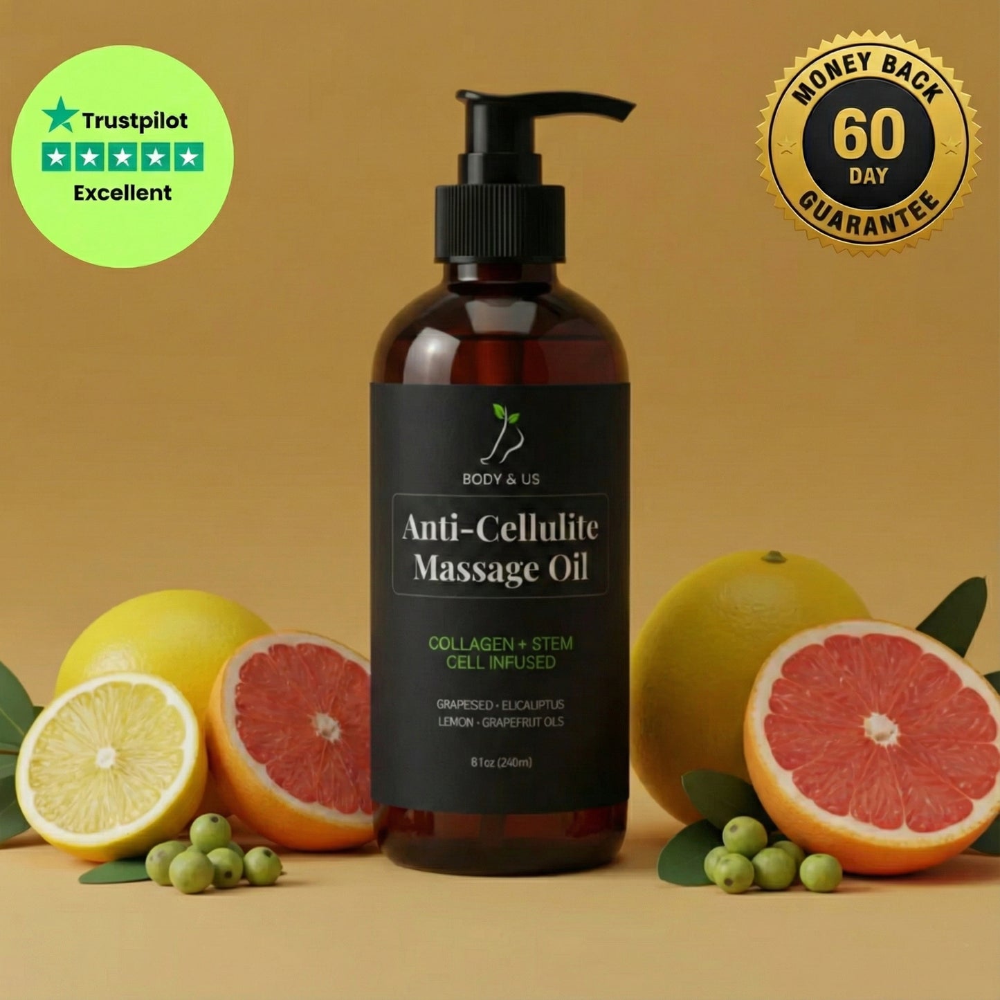Body & Us Anti-Cellulite Massage Oil