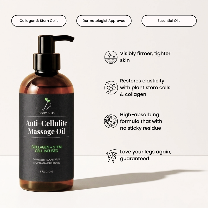 Body & Us Anti-Cellulite Massage Oil (O4)