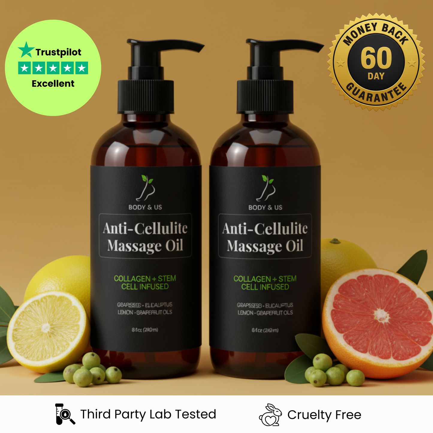 Body & Us Anti-Cellulite Massage Oil